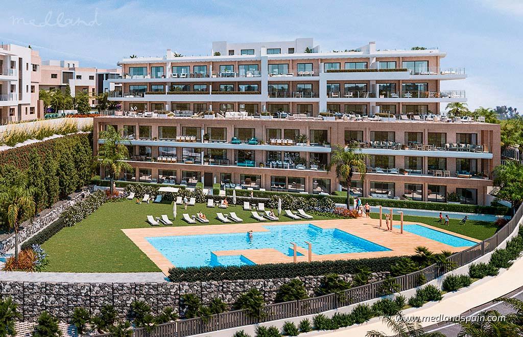 Lägenhet i Estepona, Malaga, Spanien 3 sovrum, 128 kvm. Nr. 108595