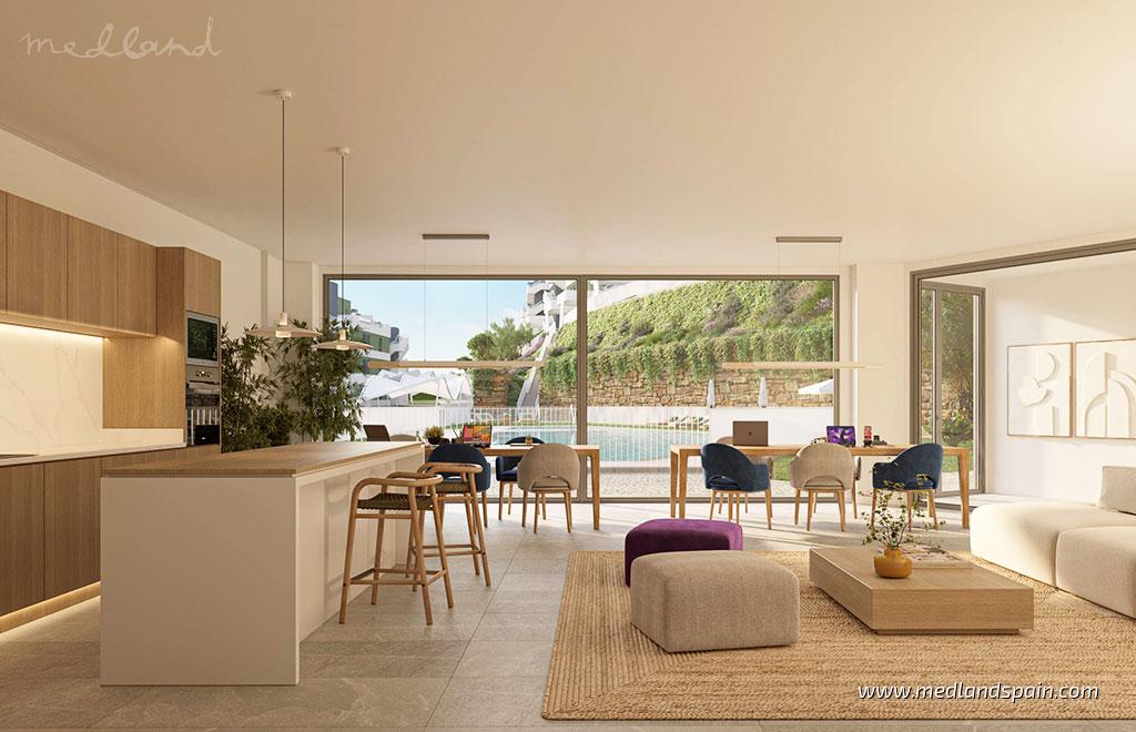 Apartamento en Mijas Costa, Málaga, España 2 dormitorios, 116 m2 No. 52932