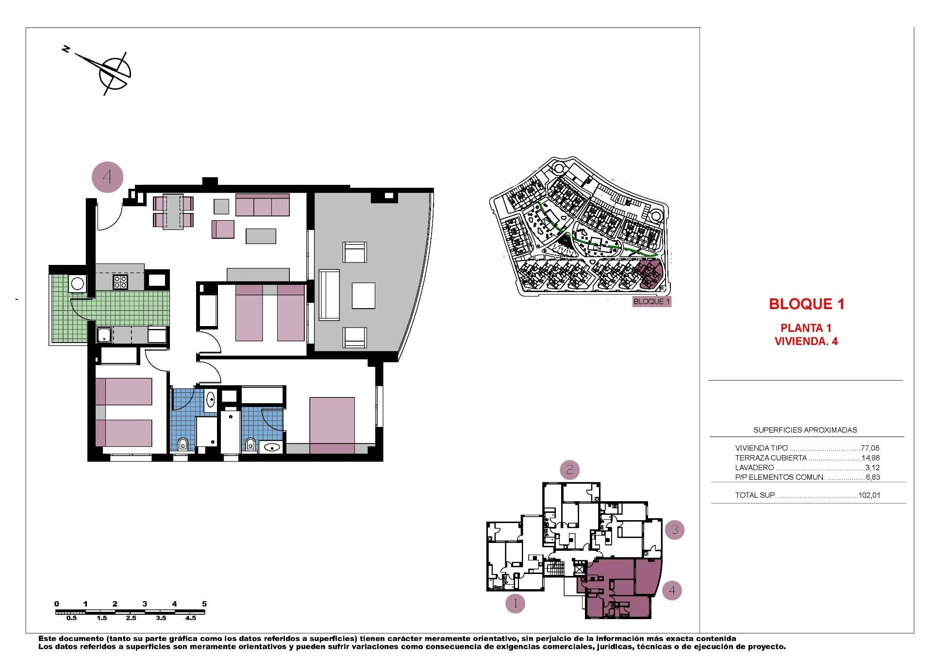 Apartament w Pilar de la Horadada, Alicante, Hiszpania 3 sypialnie, 102 mkw. nr 113485
