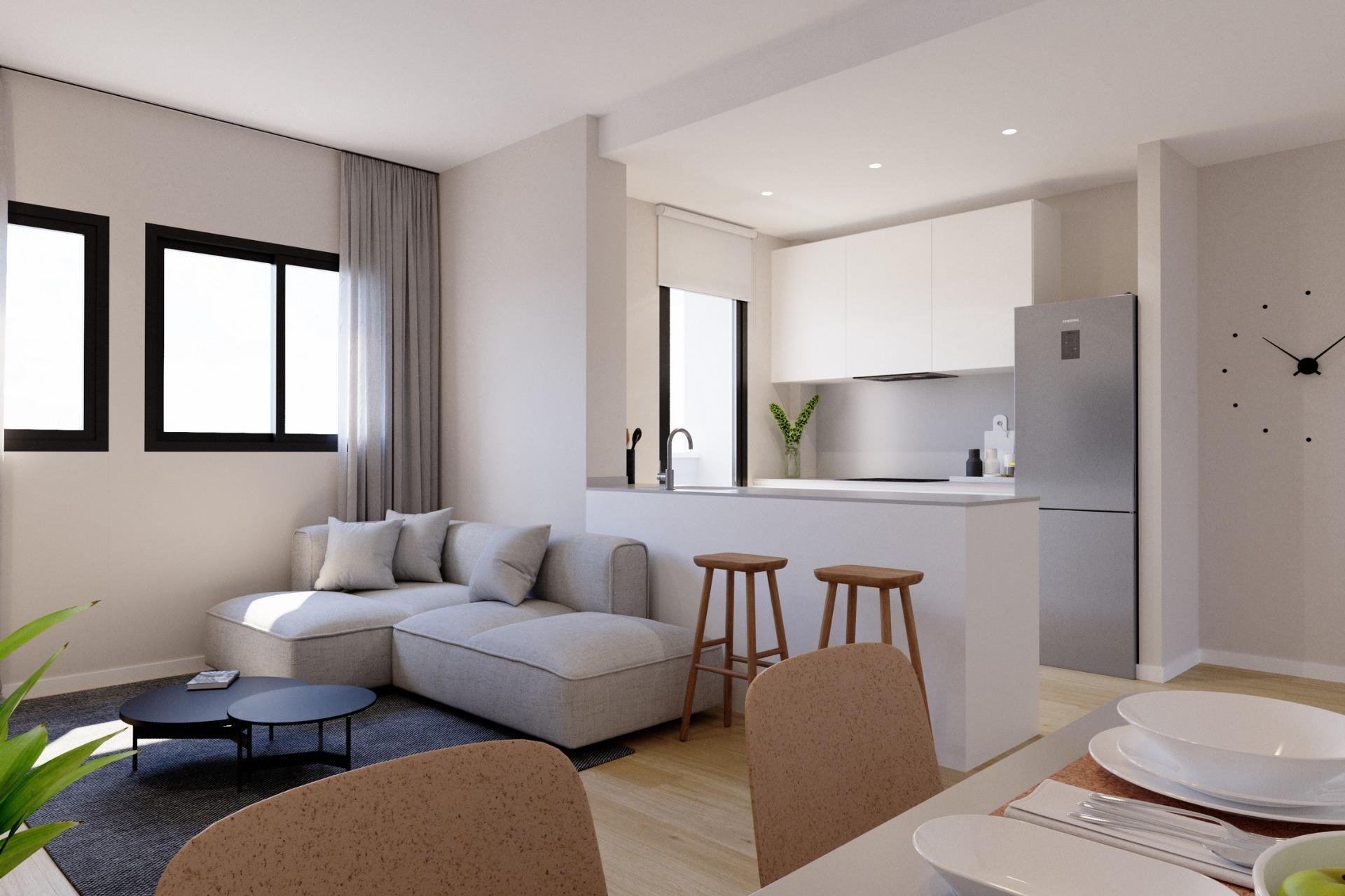 Attico a Algorfa, Alicante, Spagna 3 camere da letto, 84 mq. N° 98972