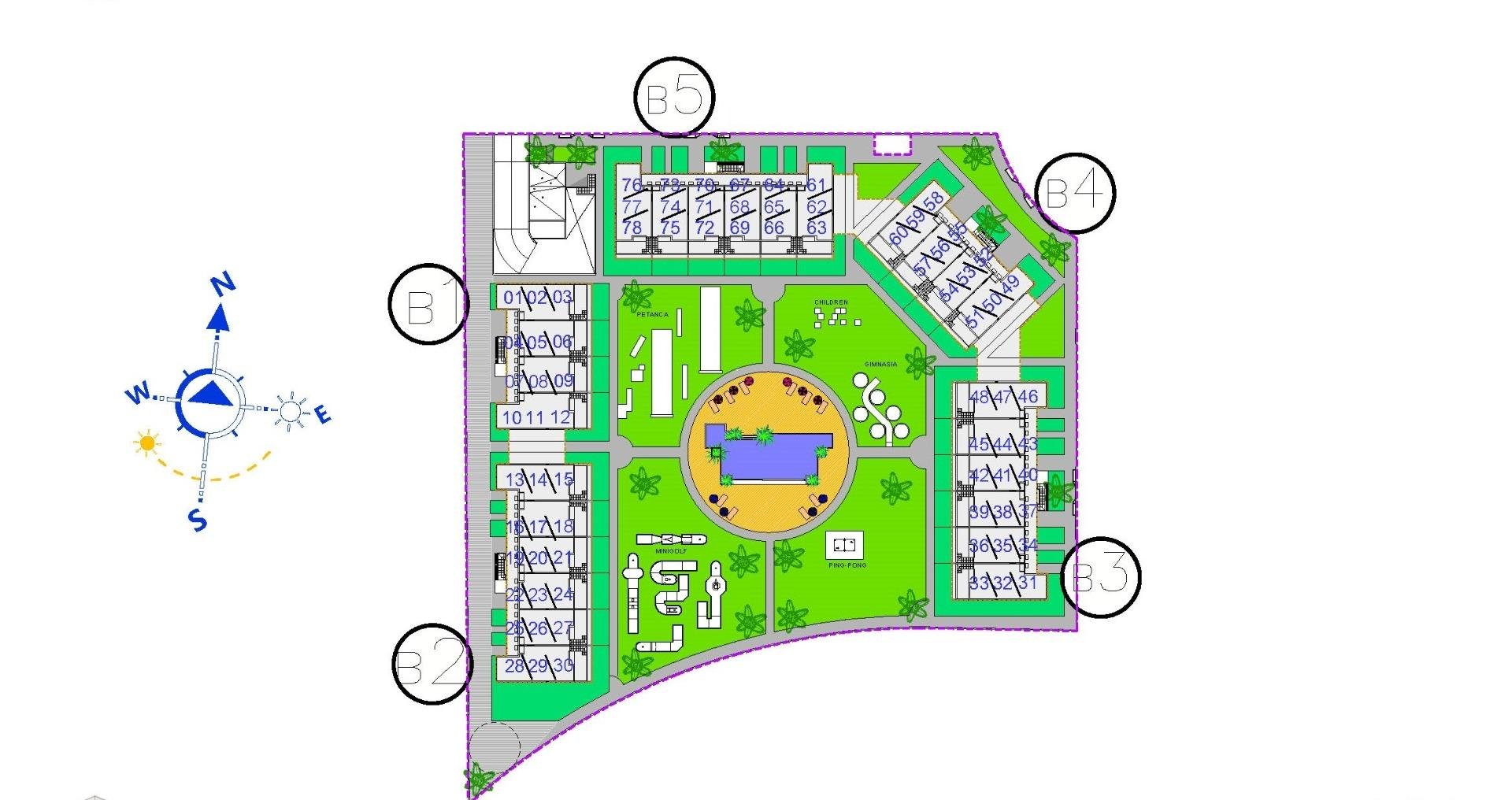 Apartamento en Guardamar del Segura, Alicante, España 2 dormitorios, 64 m2 No. 111319