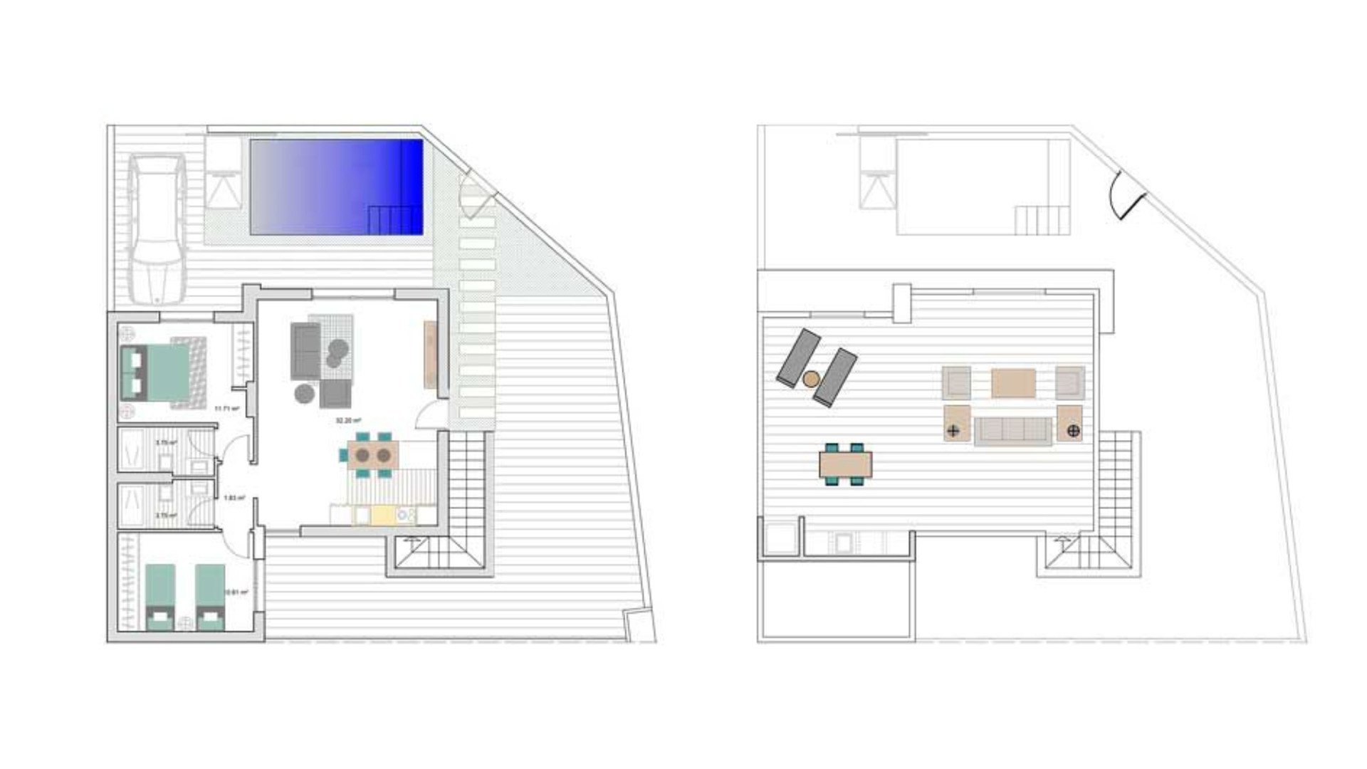 Villa en La Pinada Nature Resort, Murcia, Espagne 2 chambres, 77.45 m2 No. 88913