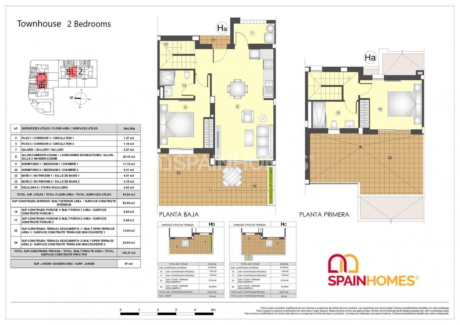 Huvila Busot, Alicante, Espanja 3 makuuhuonetta, 98 m2 No. 55268