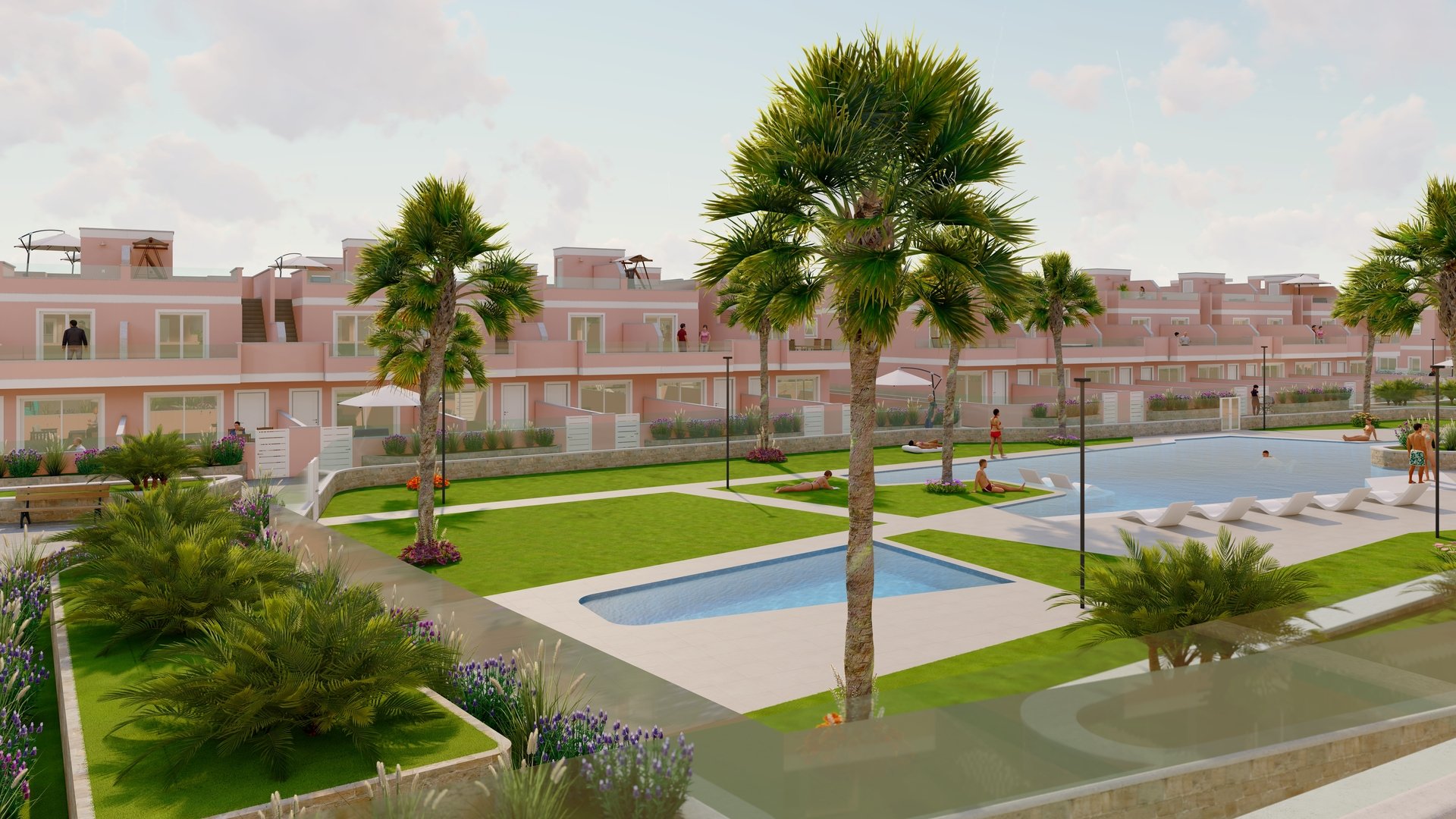 Apartment in Pilar de la Horadada, Alicante, Spain 3 bedrooms, 100 sq.m. No. 110022