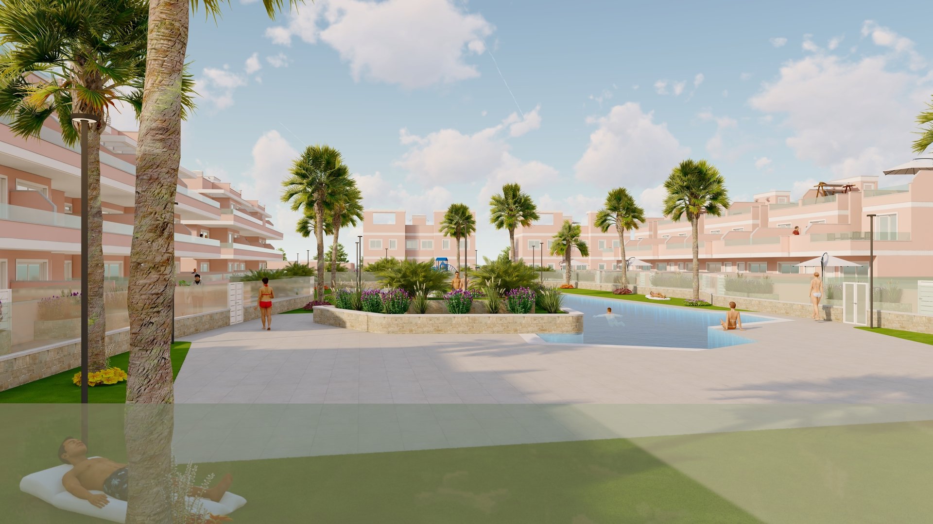 Apartment in Pilar de la Horadada, Alicante, Spain 3 bedrooms, 100 sq.m. No. 110022