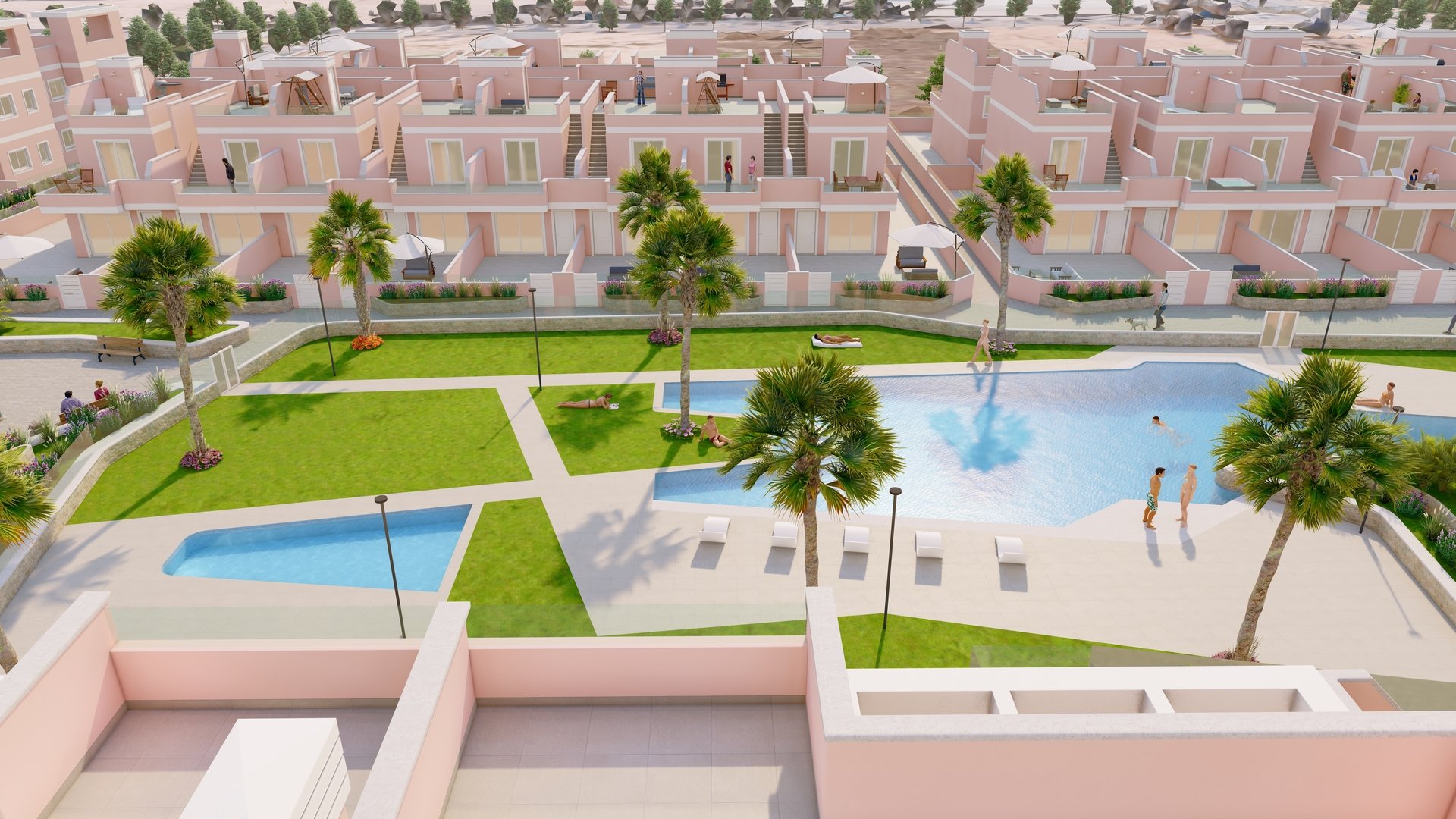 Apartment in Pilar de la Horadada, Alicante, Spain 3 bedrooms, 100 sq.m. No. 110022