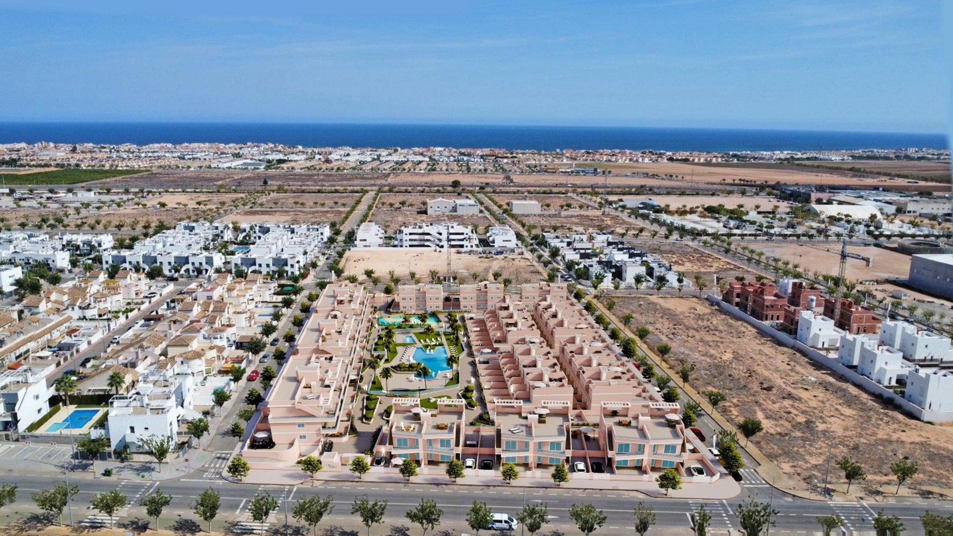 Apartment in Pilar de la Horadada, Alicante, Spain 3 bedrooms, 100 sq.m. No. 110022