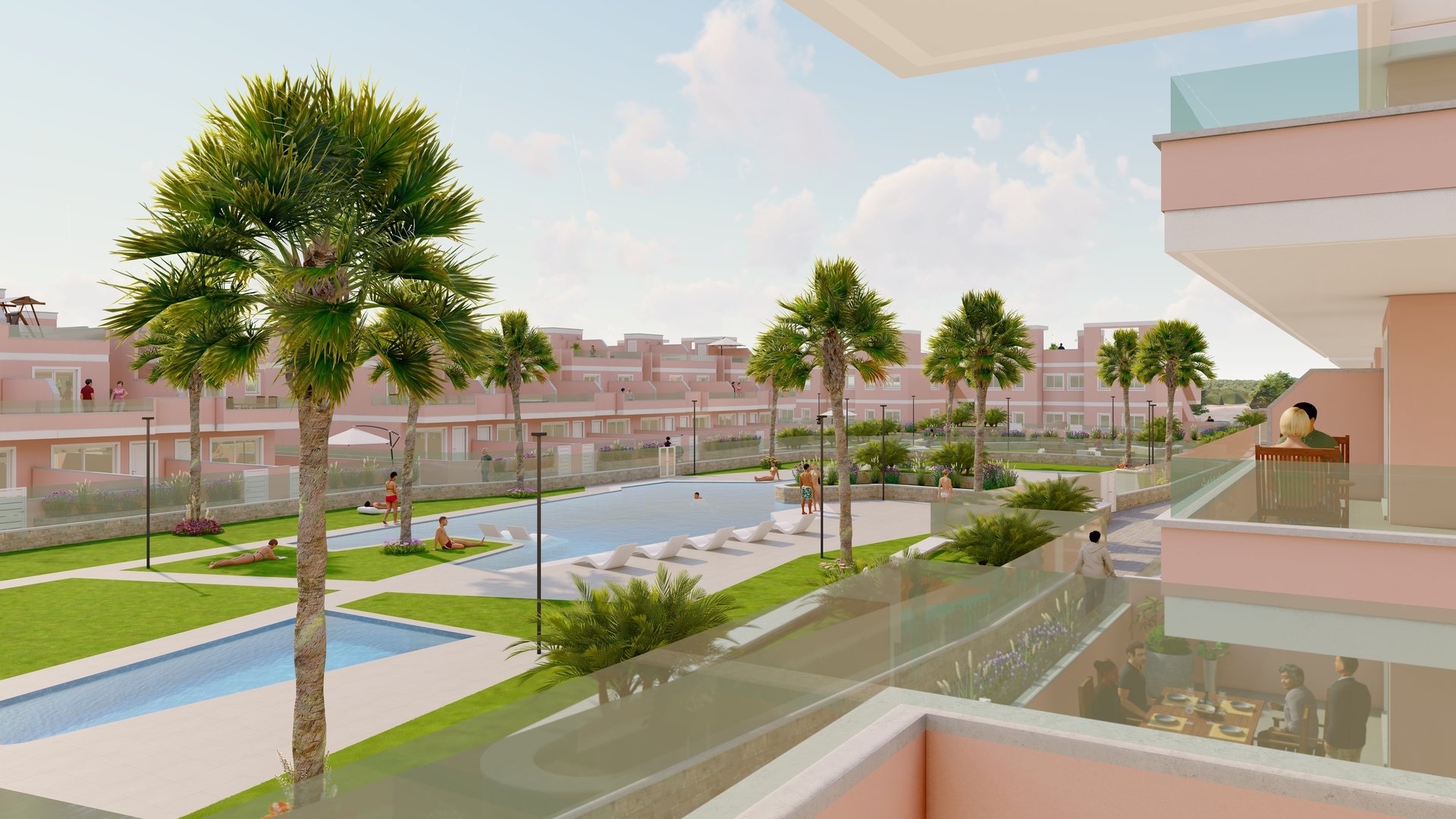 Apartment in Pilar de la Horadada, Alicante, Spain 3 bedrooms, 100 sq.m. No. 110022