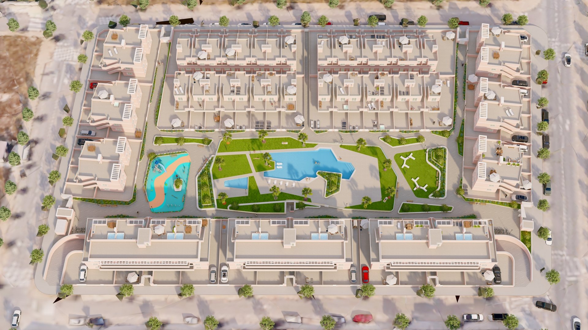 Apartment in Pilar de la Horadada, Alicante, Spain 3 bedrooms, 100 sq.m. No. 110022
