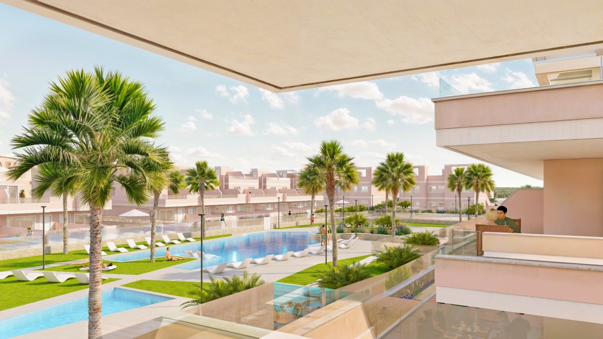 Apartment in Pilar de la Horadada, Alicante, Spain 3 bedrooms, 100 sq.m. No. 110022