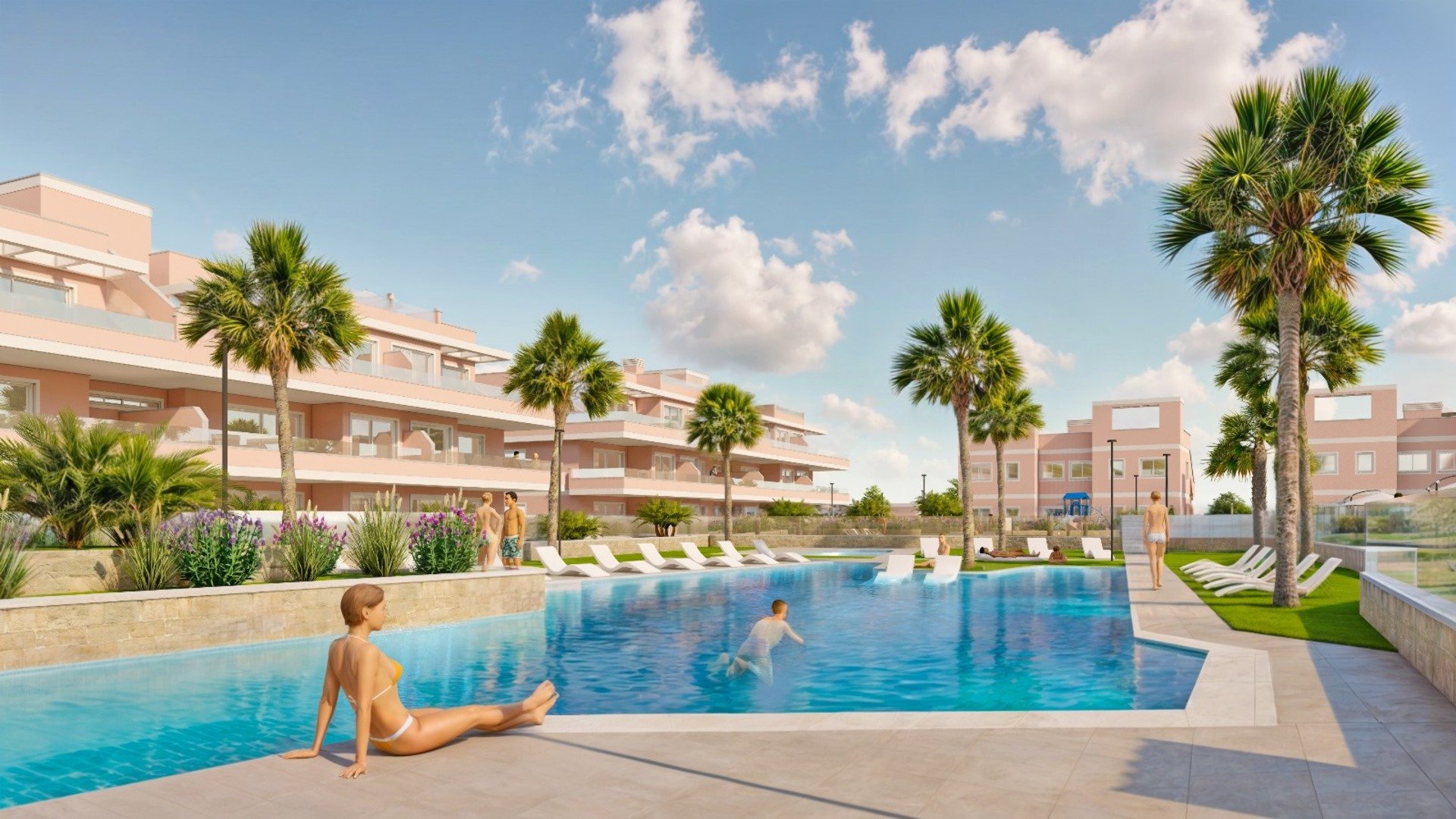 Apartment in Pilar de la Horadada, Alicante, Spain 3 bedrooms, 100 sq.m. No. 110022