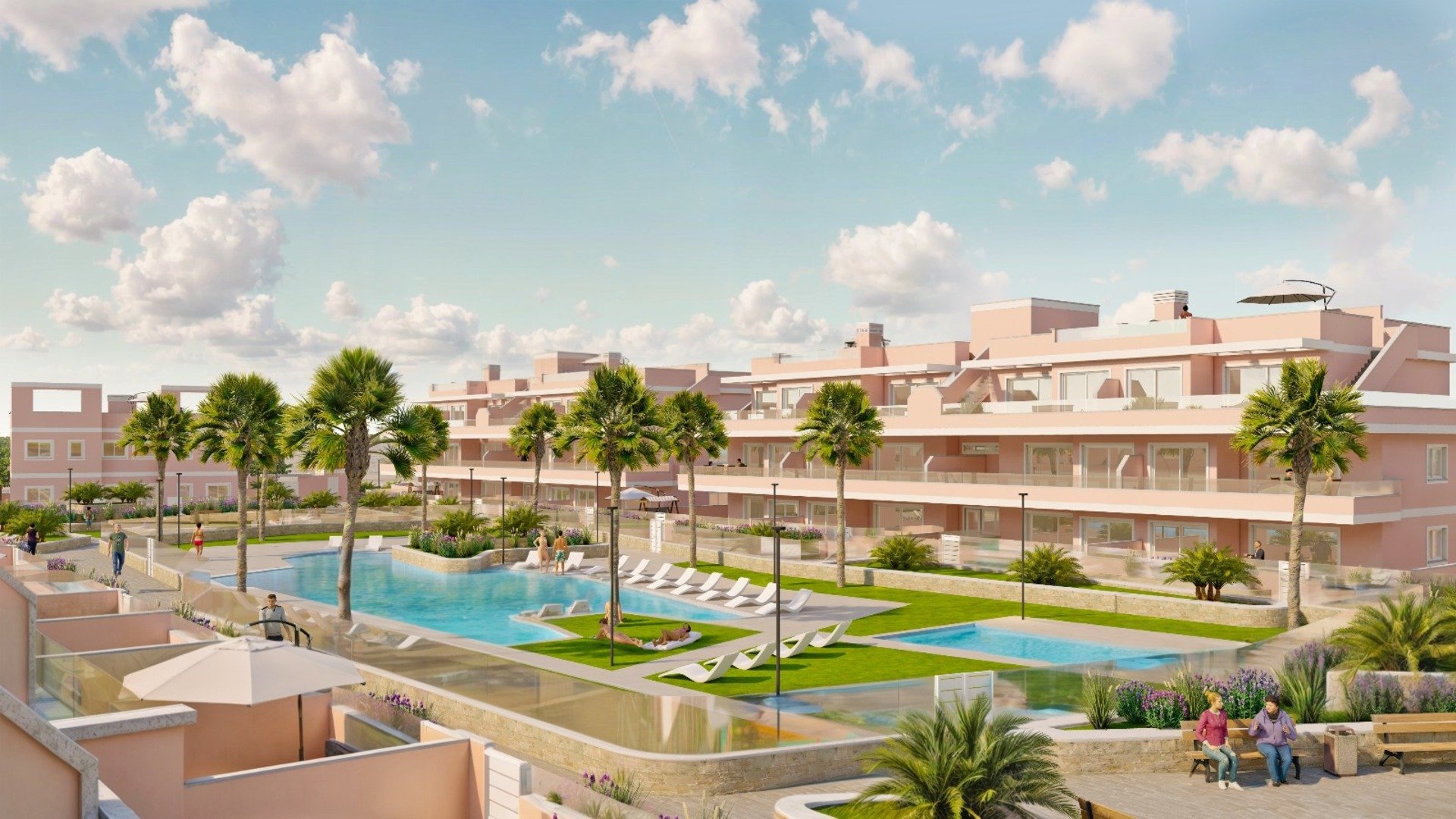 Apartment in Pilar de la Horadada, Alicante, Spain 3 bedrooms, 100 sq.m. No. 110022