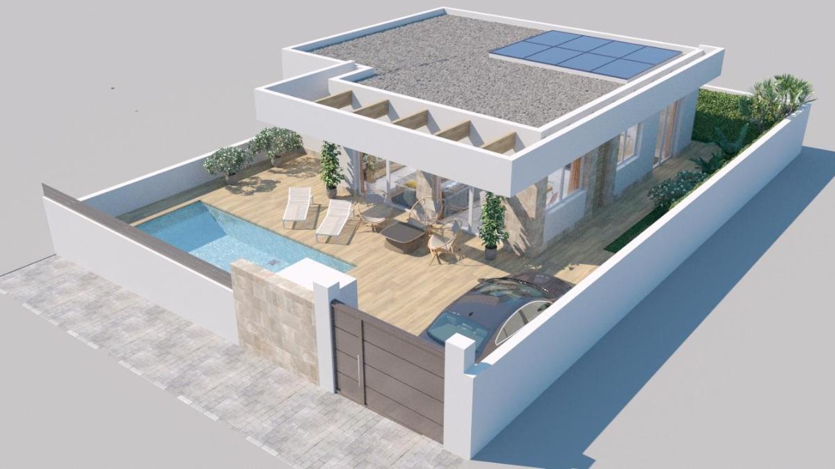 Villa i Ciudad Quesada, Alicante, Spanien 3 sovrum, 99 kvm. Nr. 113089