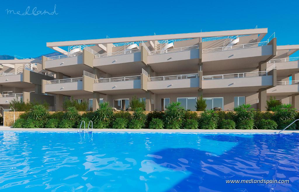 Квартира в Эстепона, Малага, Испания 2 спальни, 83м2 №104738