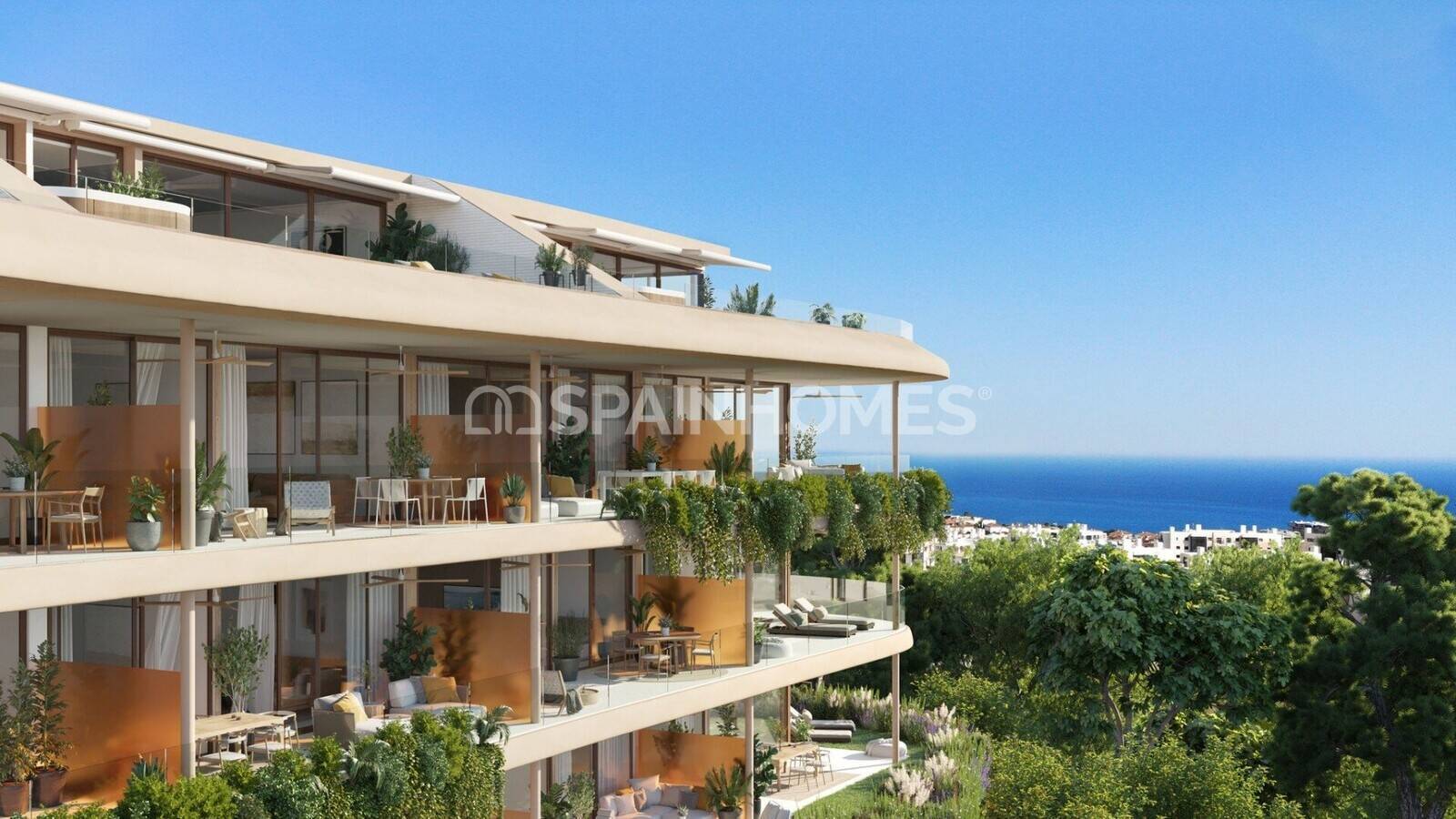 Penthouse w Fuengirola, Malaga, Hiszpania 3 sypialnie, 134 mkw. nr 48556