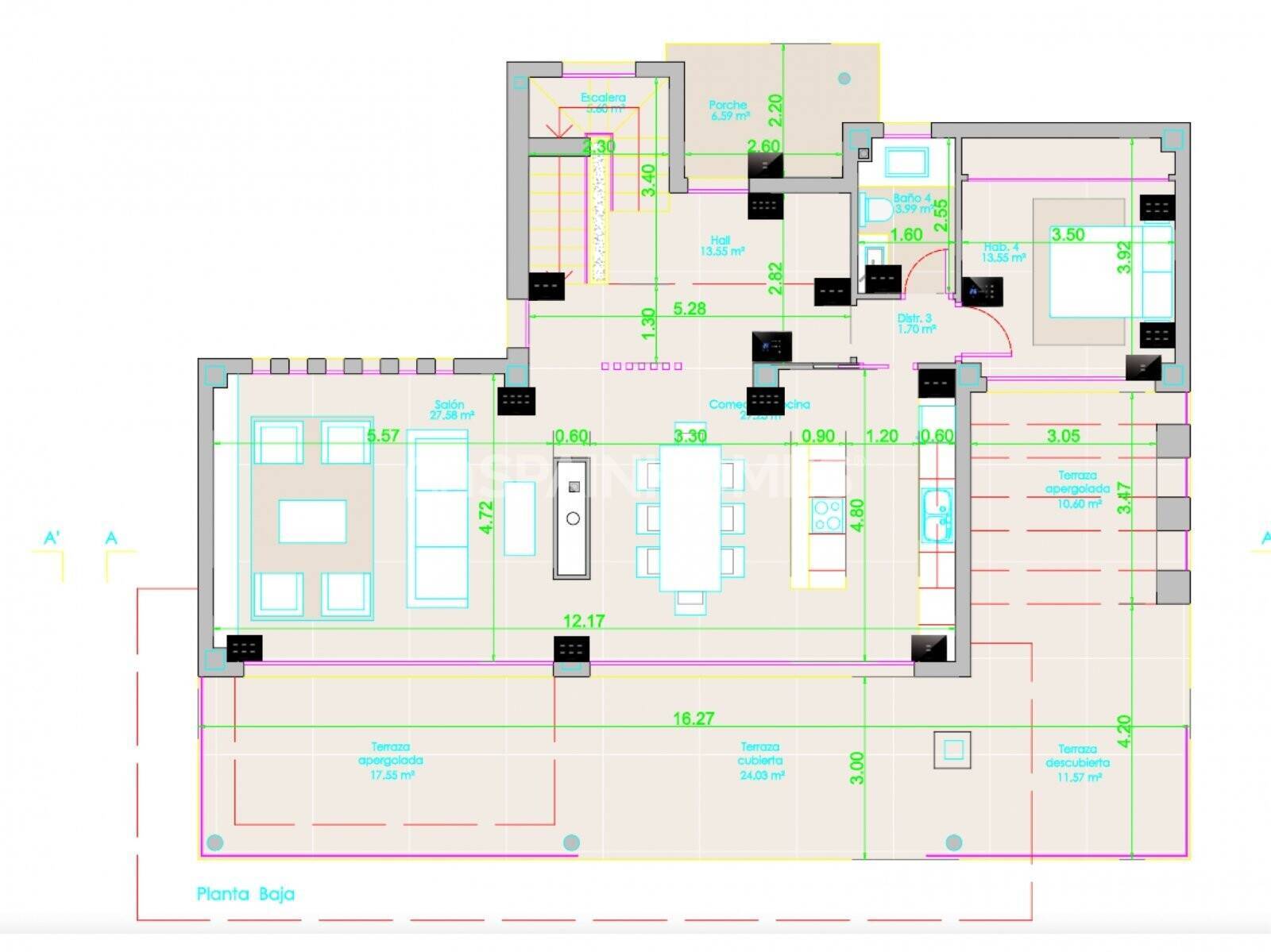 Villa à Mijas, Malaga, Espagne 5 chambres, 357 m2 No. 48545