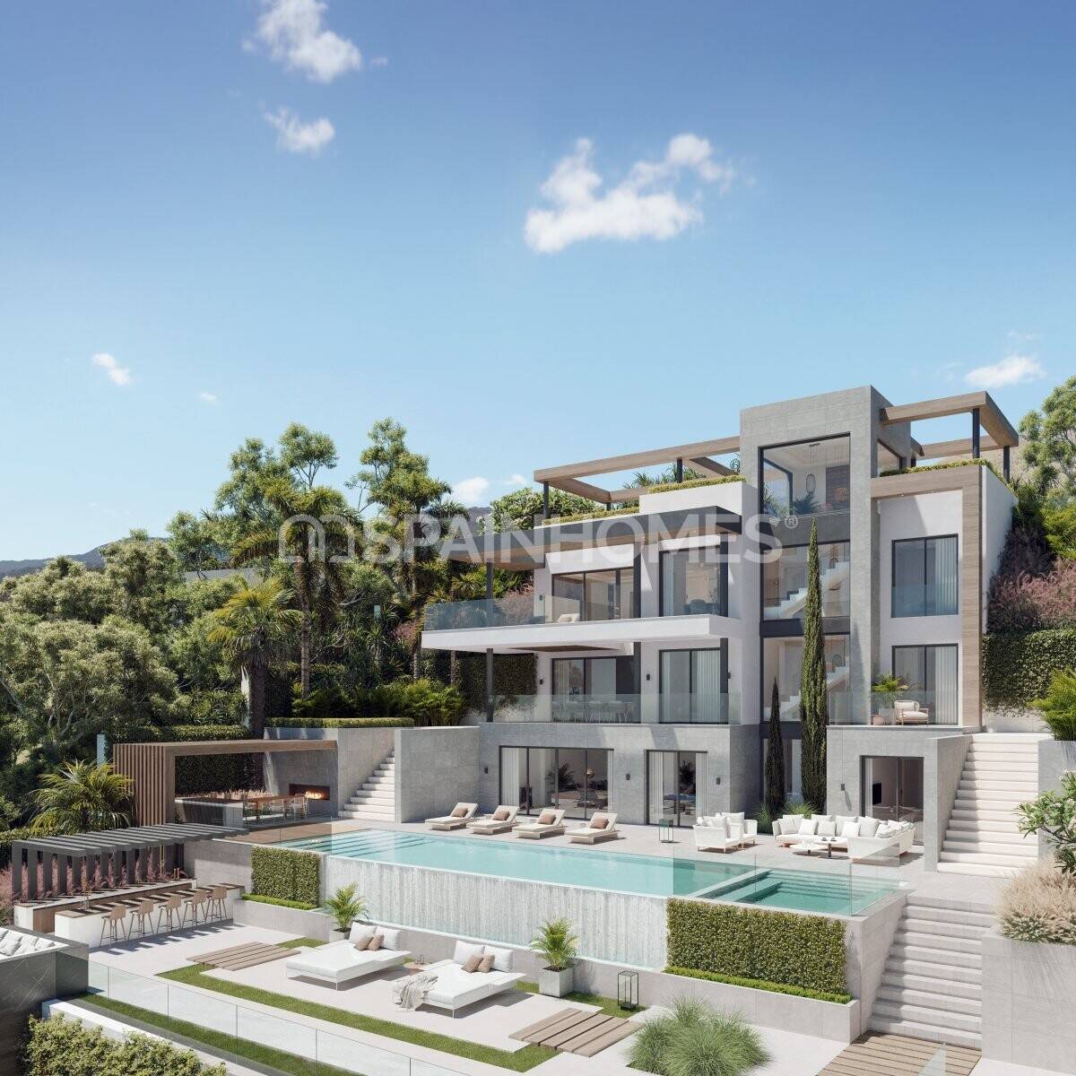 Villa à Mijas, Malaga, Espagne 5 chambres, 357 m2 No. 48545