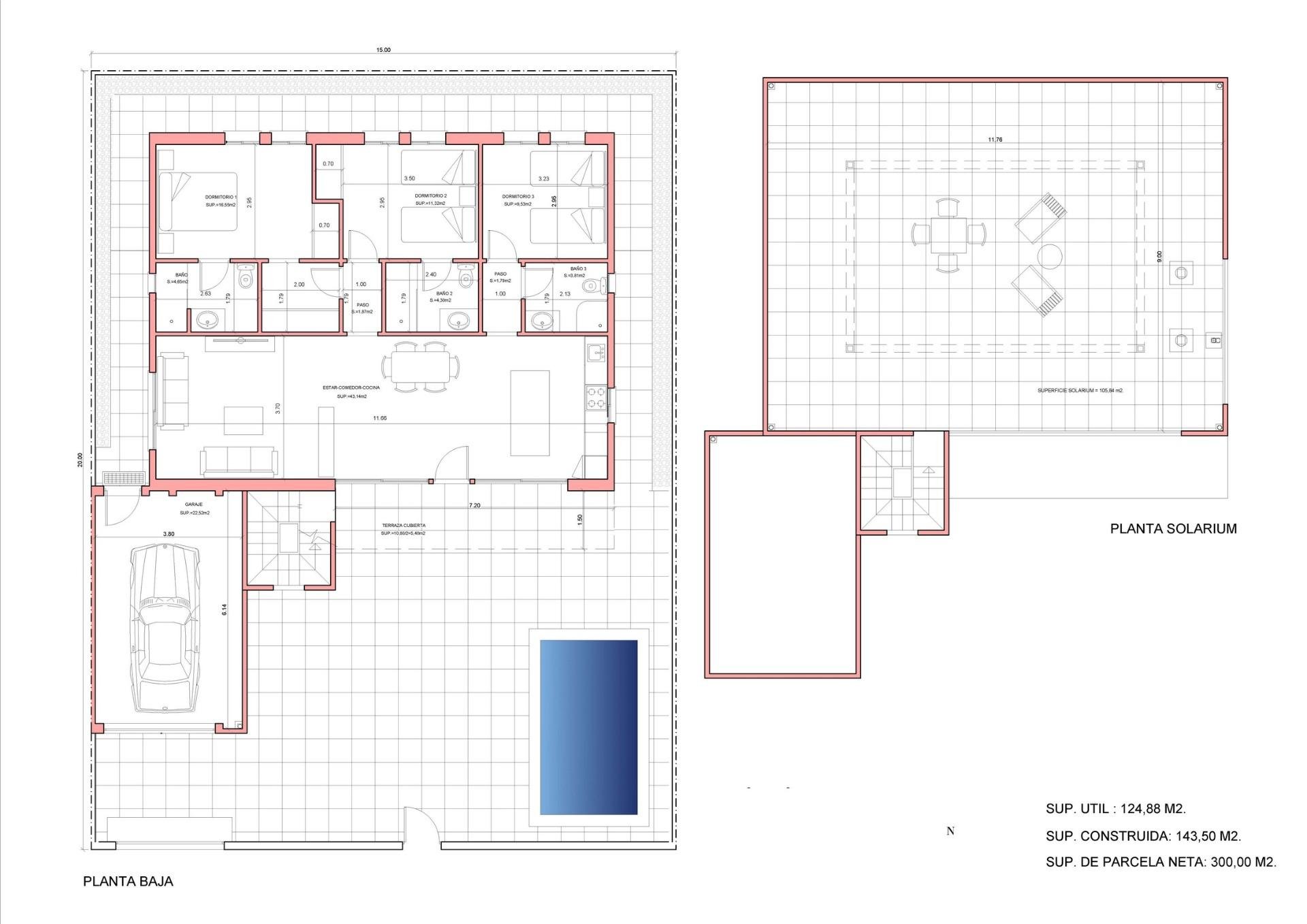 Villa in Fuente Alamo, Murcia, Spain 3 bedrooms, 143 sq.m. No. 112662