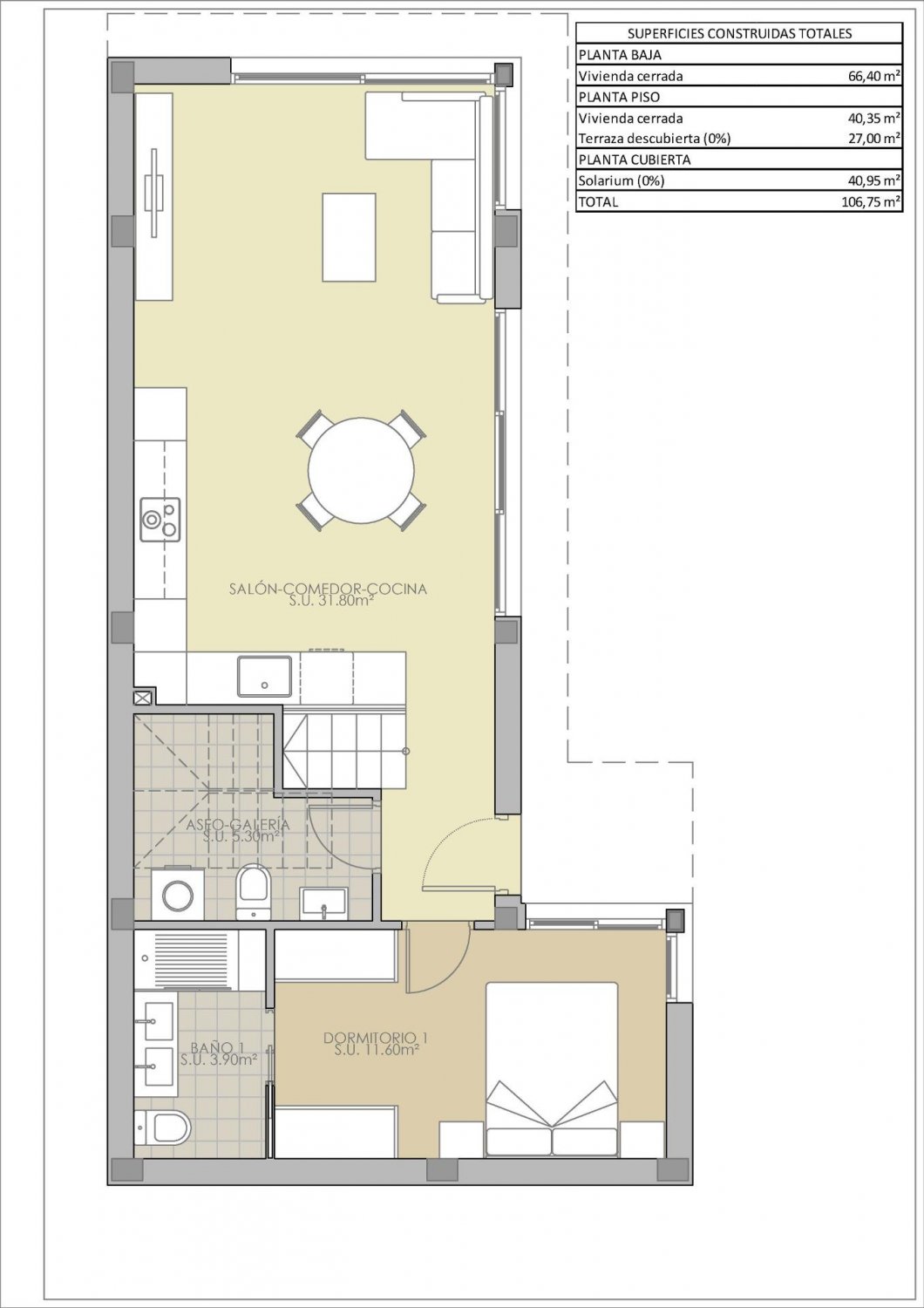Villa a Los Montesinos, Alicante, Spagna 3 camere da letto, 90 mq. N° 111373
