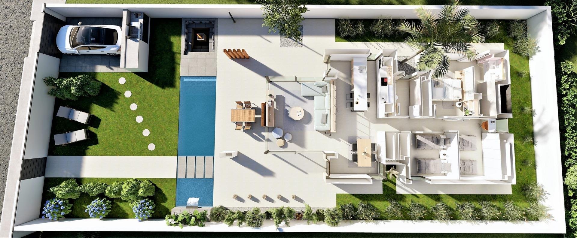 Huvila San Fulgencio, Alicante, Espanja 3 makuuhuonetta, 135 m2 No. 111372