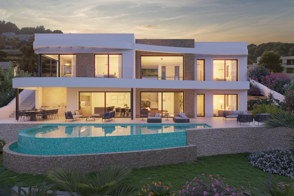 Villa a Moraira, Alicante, Spagna 4 camere da letto, 252 mq. N° 84316