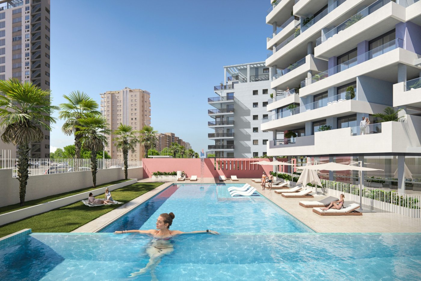 Wohnung in Calpe, Alicante, Spanien 3 Schlafzimmer, 89 m2 Nr. 103621