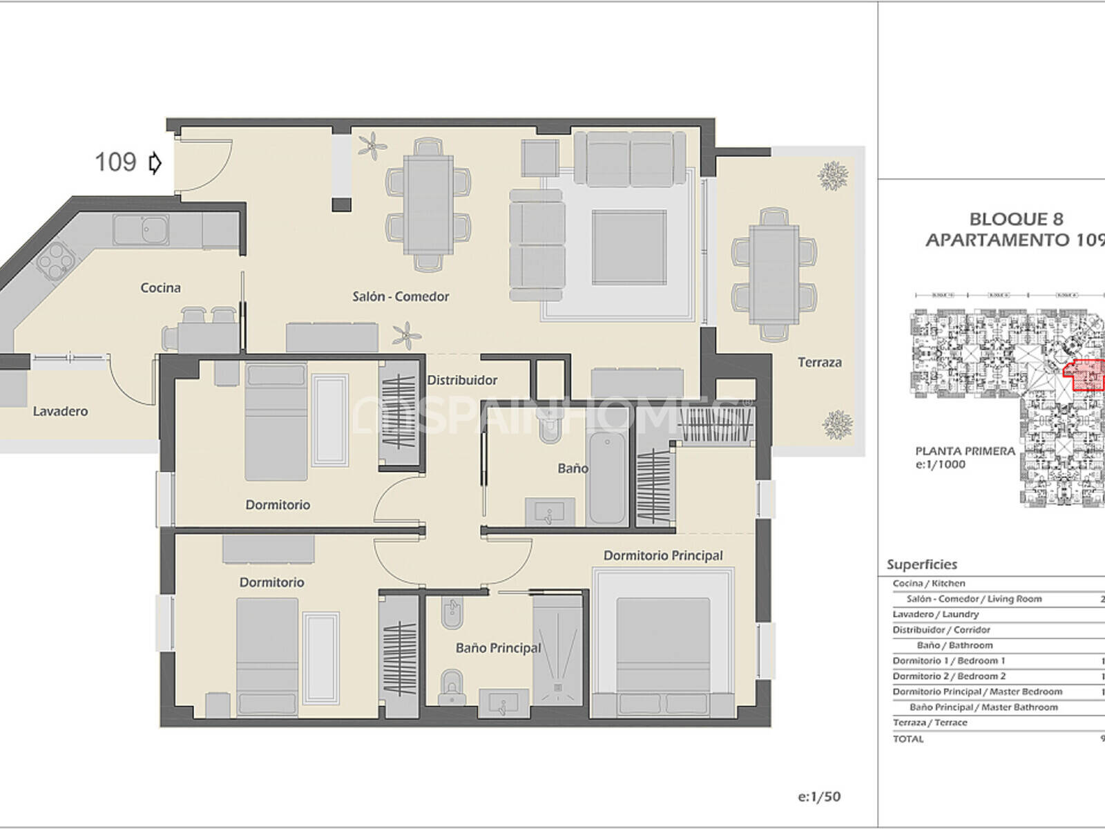 Apartament w Marbella, Malaga, Hiszpania 2 sypialnie, 96 mkw. nr 89069