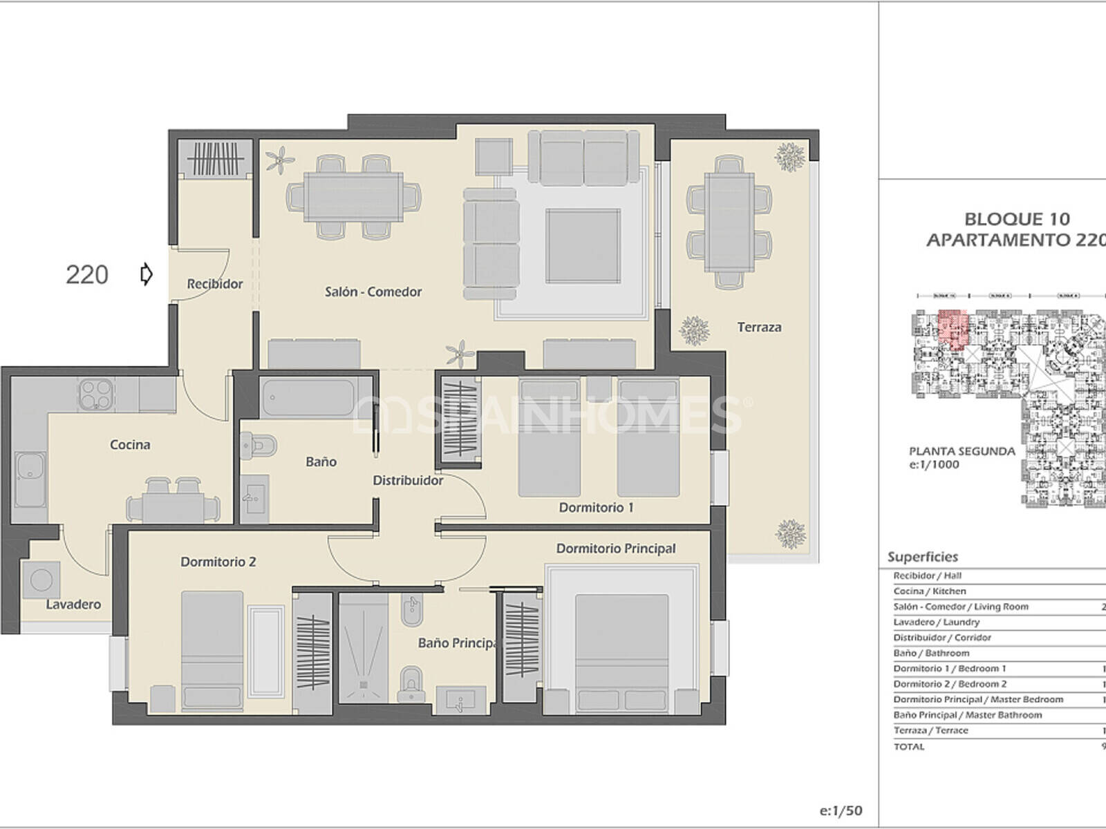 Apartament w Marbella, Malaga, Hiszpania 2 sypialnie, 96 mkw. nr 89069
