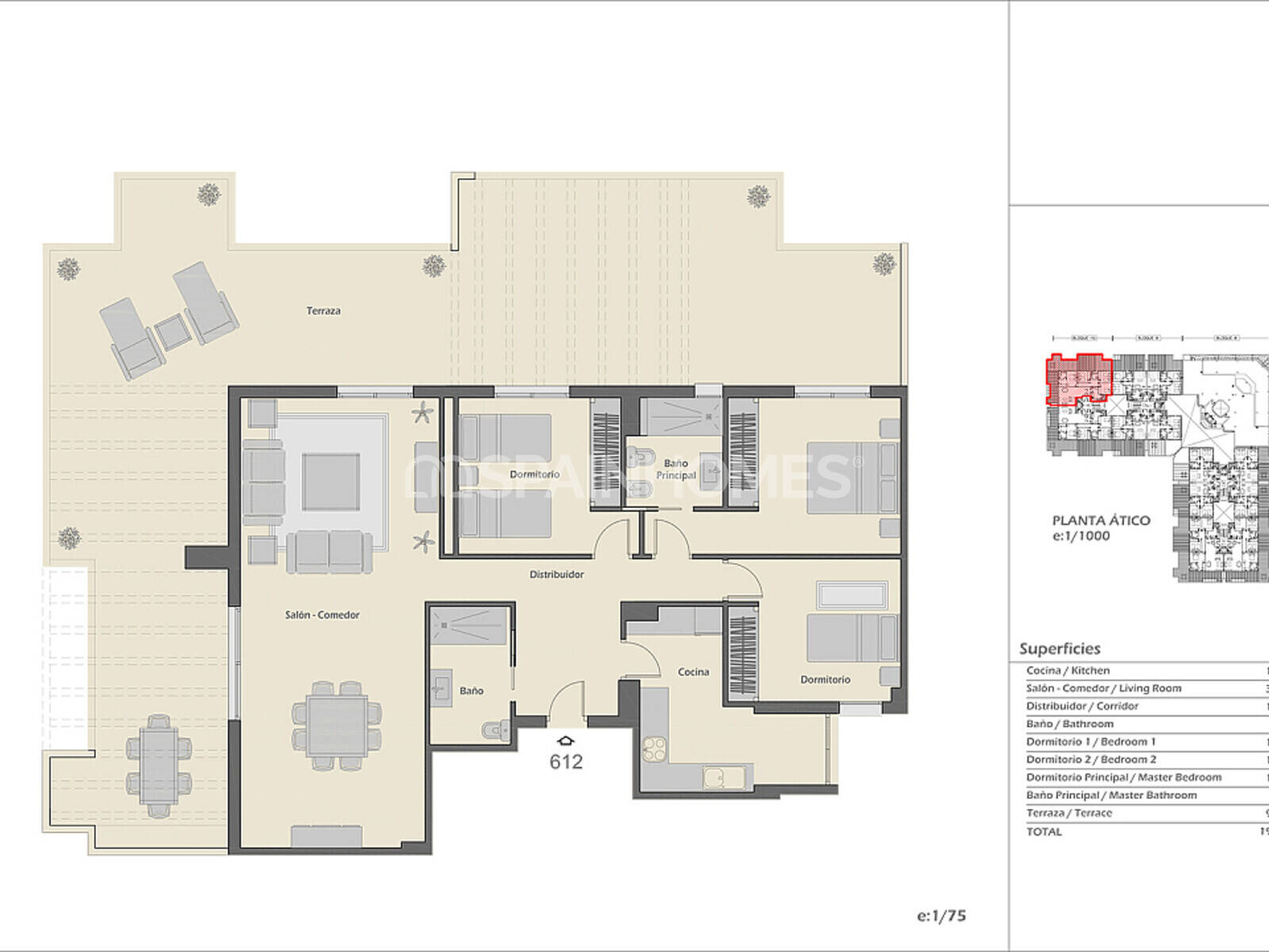 Apartament w Marbella, Malaga, Hiszpania 2 sypialnie, 96 mkw. nr 89069