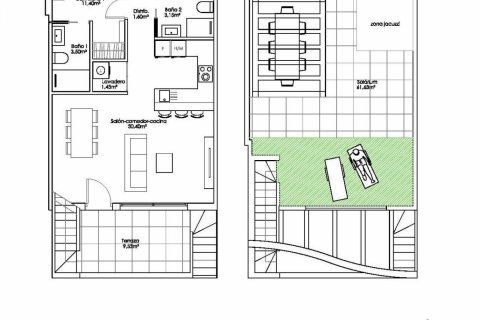 Bungalo pārdošanā Pilar de la Horadada, Alicante, Spānijā 2 istabas, 67 m2 Nr. 116042 - attēls 7