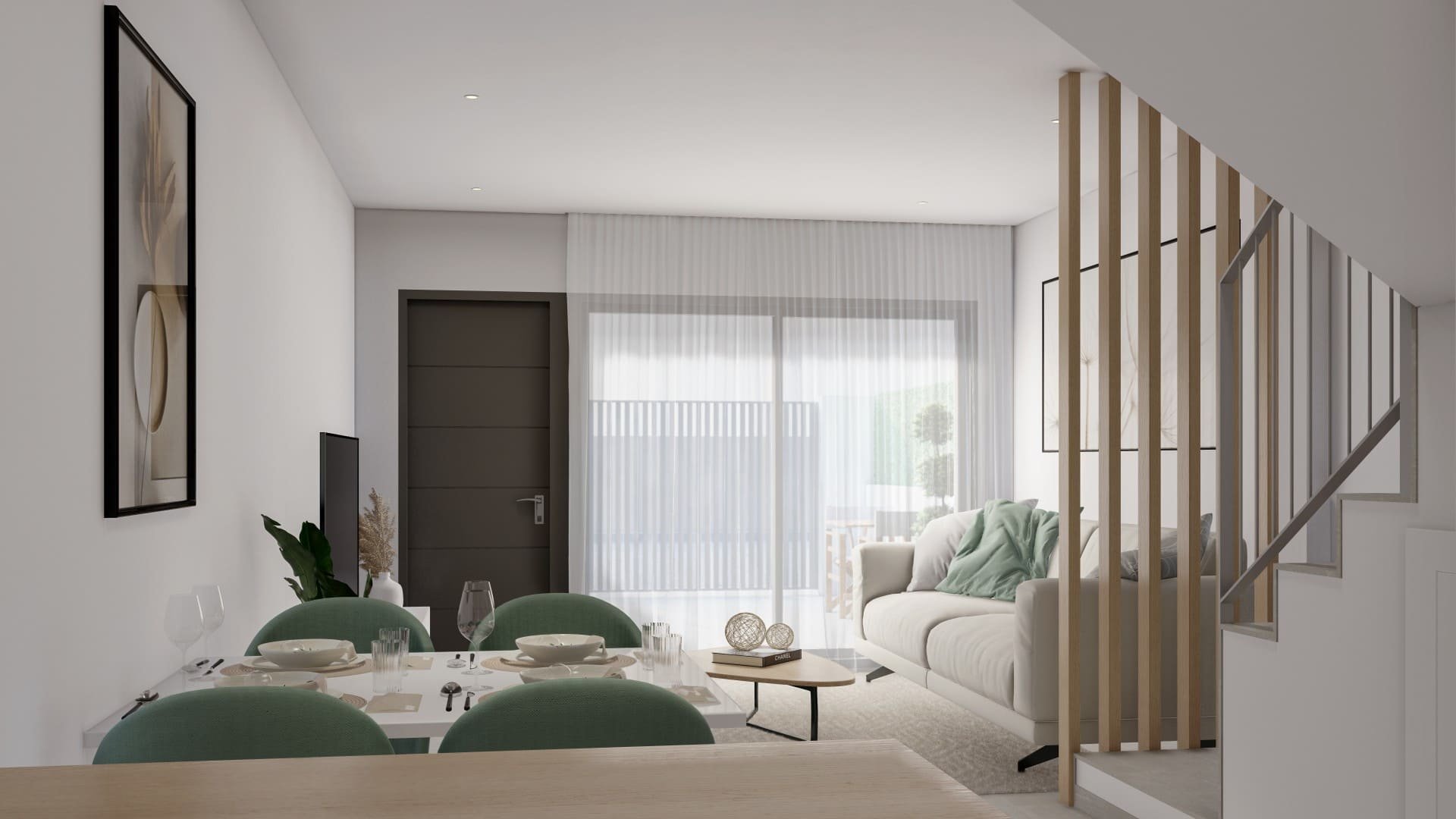 Rindu māja La Pinada Nature Resort, San Pedro del Pinatar, Murcia, Spānijā 3 istabas, 115.9 m2 Nr. 90830