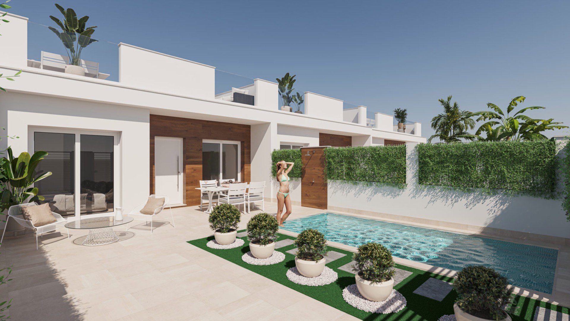 Villa in Senda de los Flamencos, San Javier, Murcia, Spanien 3 Schlafzimmer, 124.7 m2 Nr. 90834