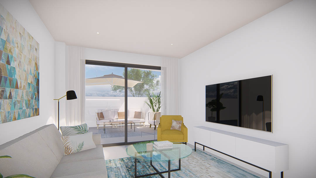 Apartament w Villajoyosa, Alicante, Hiszpania 2 sypialnie, 63 mkw. nr 84275
