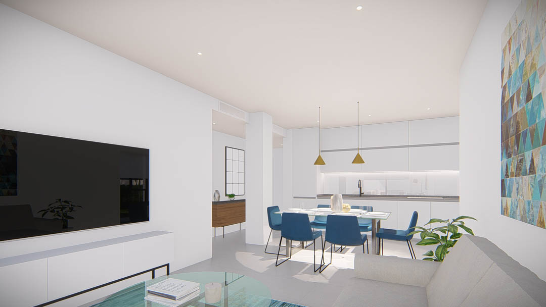 Apartament w Villajoyosa, Alicante, Hiszpania 2 sypialnie, 63 mkw. nr 84275