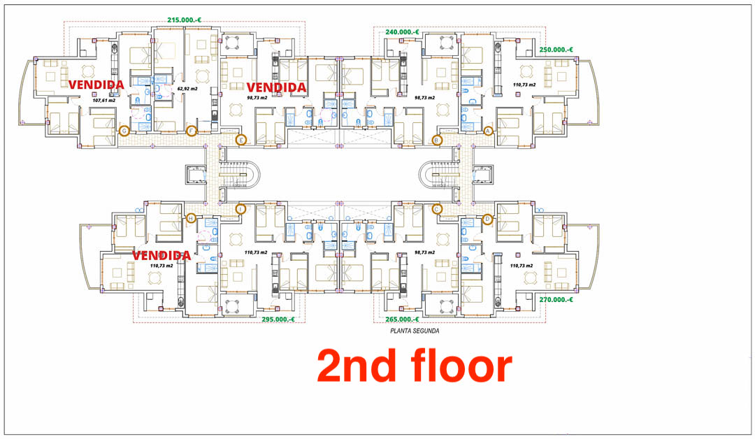 Apartament w Villajoyosa, Alicante, Hiszpania 2 sypialnie, 63 mkw. nr 84275