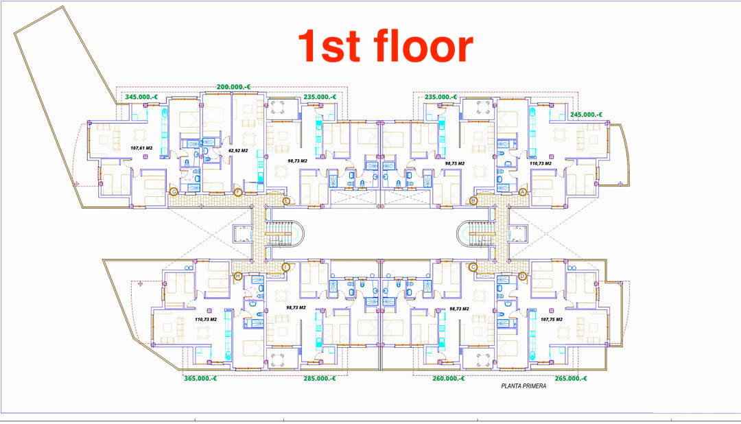 Apartament w Villajoyosa, Alicante, Hiszpania 2 sypialnie, 63 mkw. nr 84275