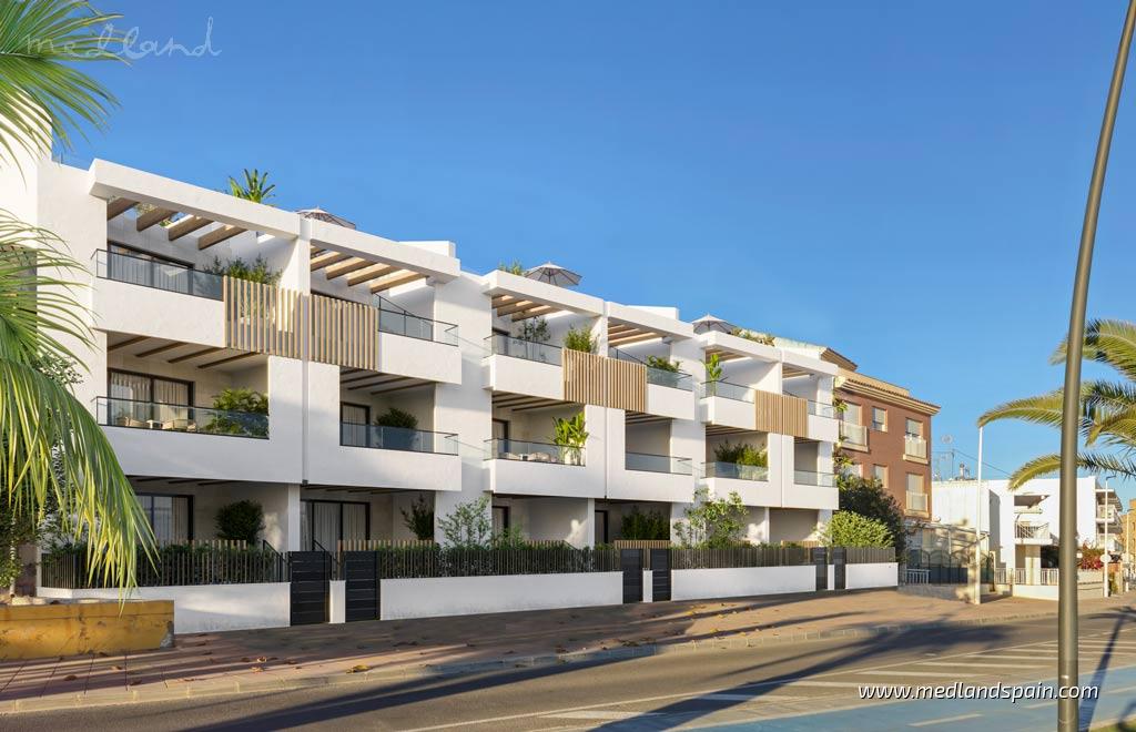 Lägenhet i Lo Pagan, Murcia, Spanien 2 sovrum, 78 kvm. Nr. 108719