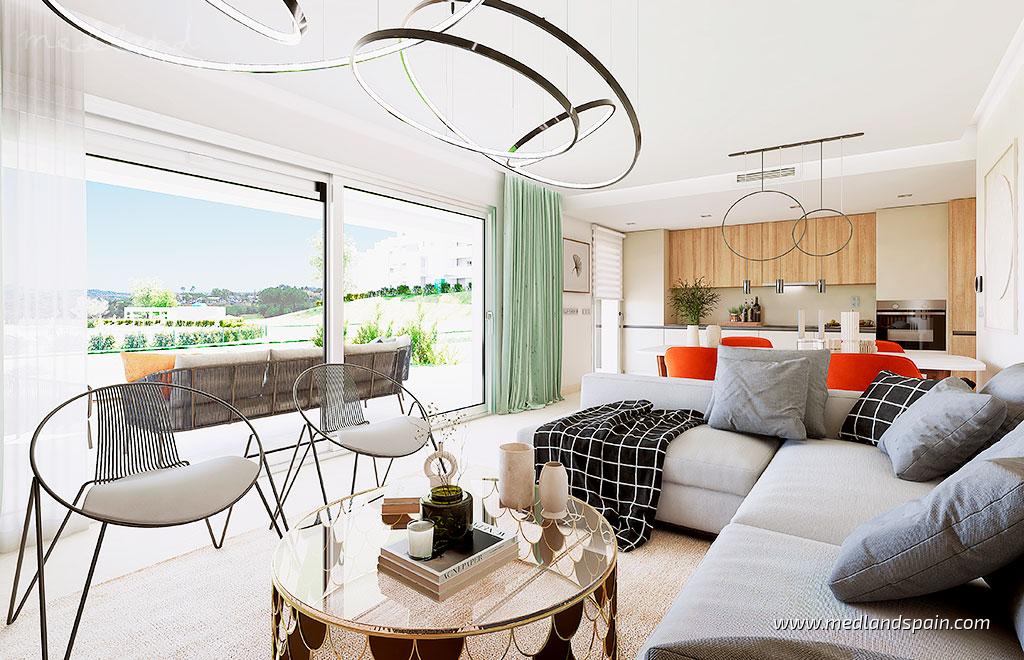 Wohnung in Mijas Costa, Malaga, Spanien 3 Schlafzimmer, 101 m2 Nr. 59946