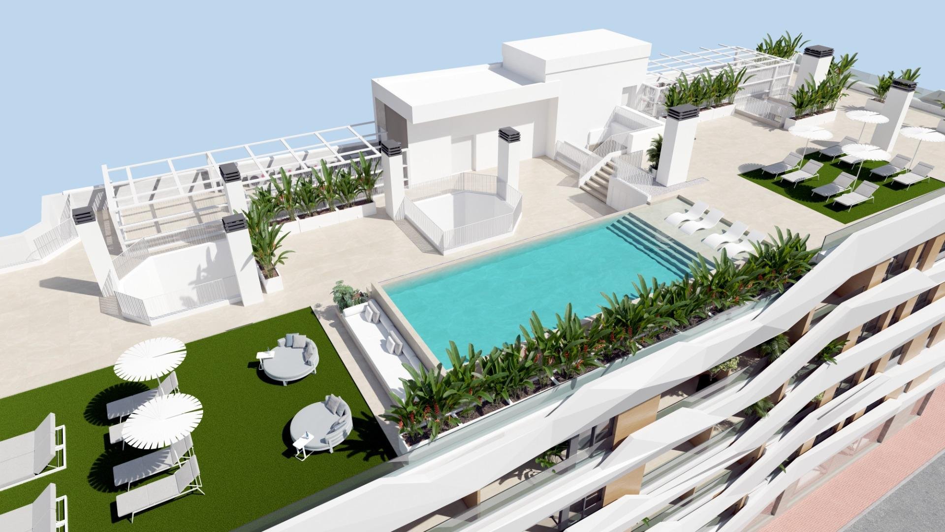 Apartment in Guardamar del Segura, Alicante, Spain 2 bedrooms, 77 sq.m. No. 103312