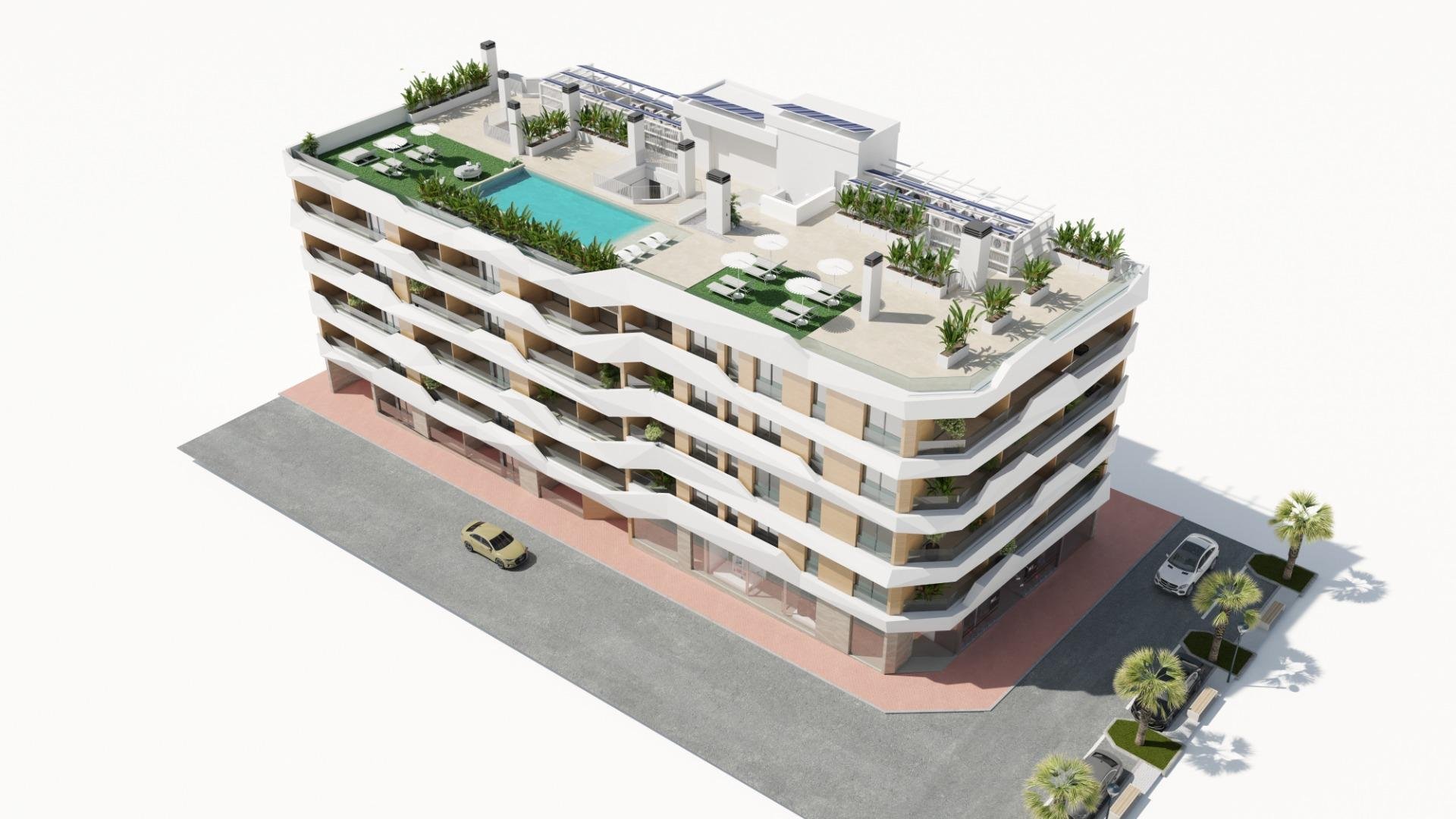 Apartment in Guardamar del Segura, Alicante, Spain 2 bedrooms, 77 sq.m. No. 103312