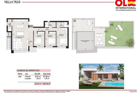 Huvila myytävänä Condado de Alhama Golf Resort, Murcia, Espanja, 3 makuuhuonetta, 109 m2 No. 103315 - kuva 18