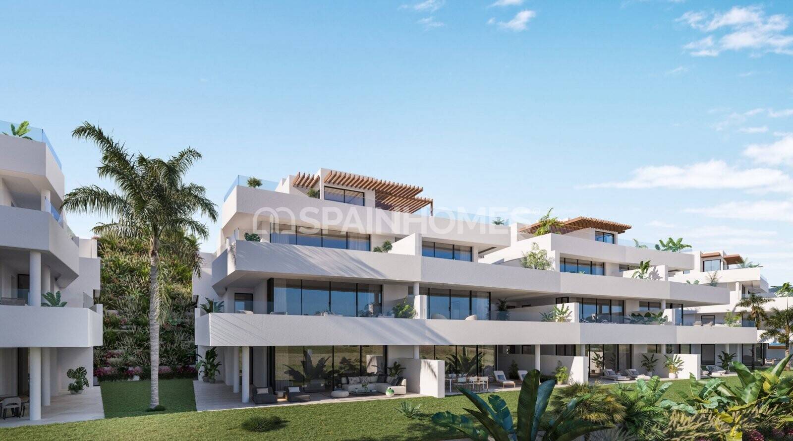 Lägenhet i Estepona, Malaga, Spanien 4 sovrum, 123 kvm. Nr. 51789
