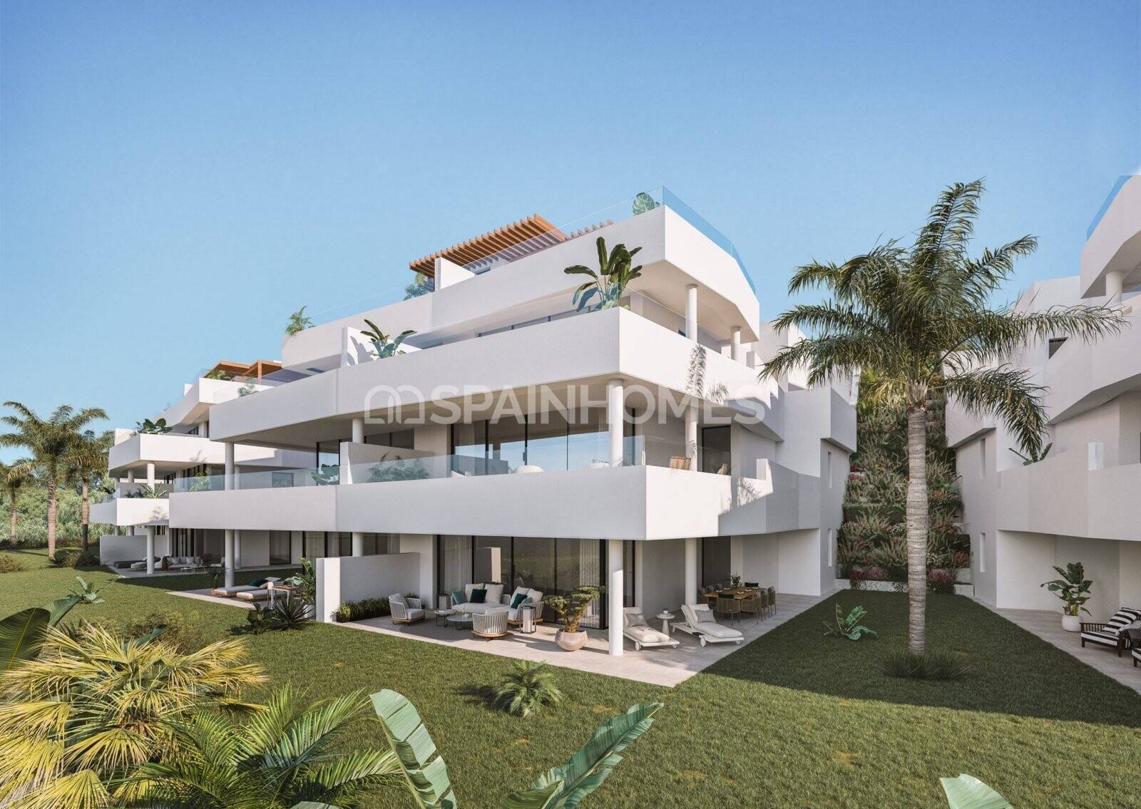 Lägenhet i Estepona, Malaga, Spanien 4 sovrum, 123 kvm. Nr. 51789