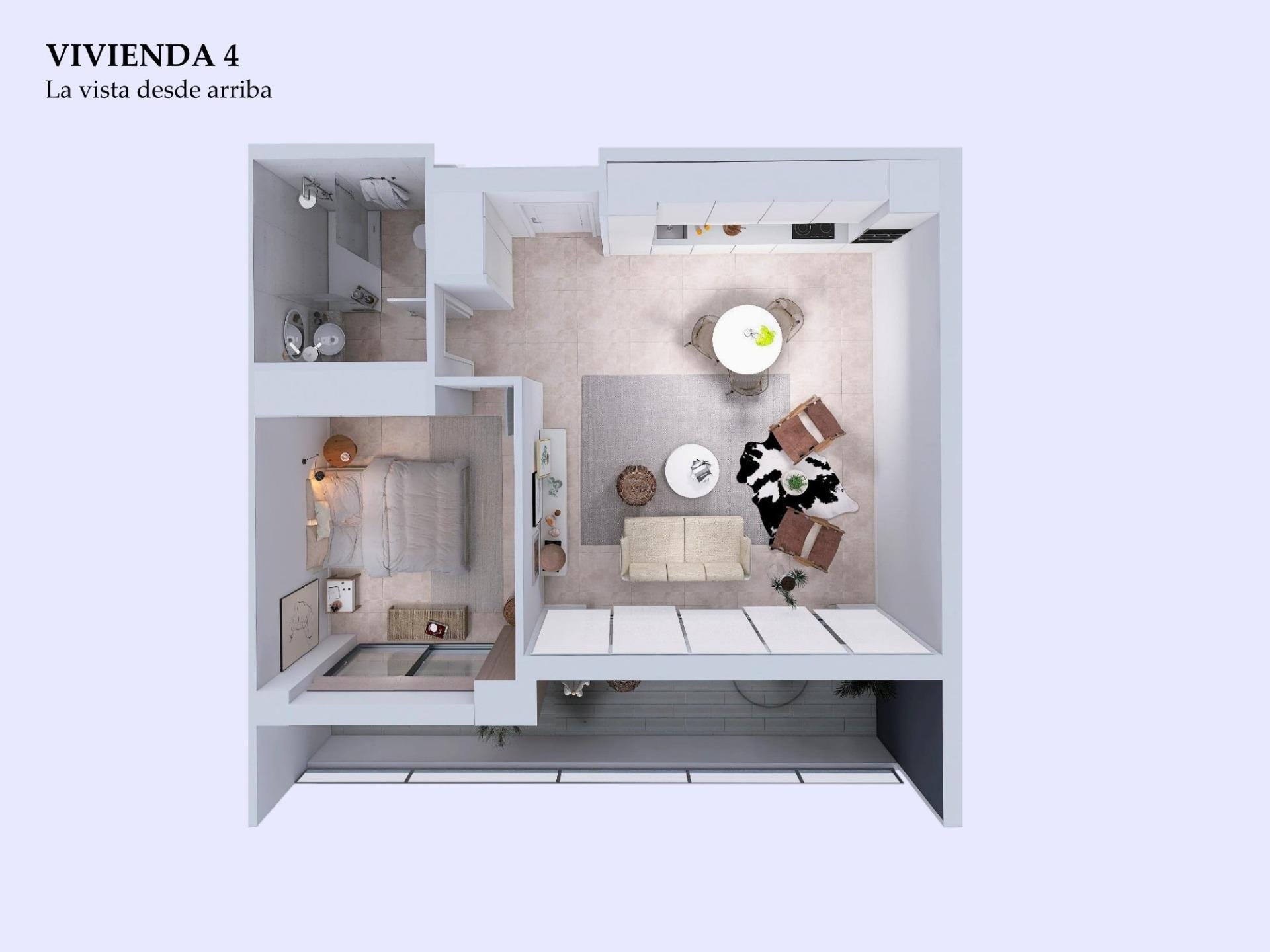 Apartment in Torrevieja, Alicante, Spain 1 bedroom, 64 sq.m. No. 94876