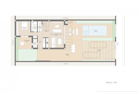 Villa till salu San Juan De Los Terreros, Almeria, Spanien 3 sovrum, 120 kvm. Nr. 114576 - foto 17
