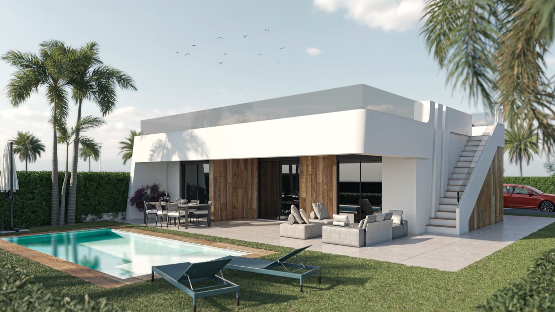 Villa in La Pinada Nature Resort, Alhama de Murcia, Murcia, Spanien 4 Schlafzimmer, 138.14 m2 Nr. 91216