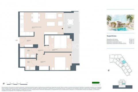 Apartment for sale Javea, Alicante, Spain 2 bedrooms, 60 sq.m. No. 93643 - photo 12