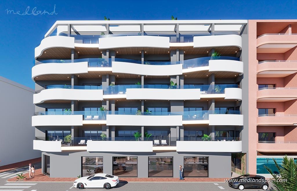 Lägenhet i Torrevieja, Alicante, Spanien 2 sovrum, 64 kvm. Nr. 104962