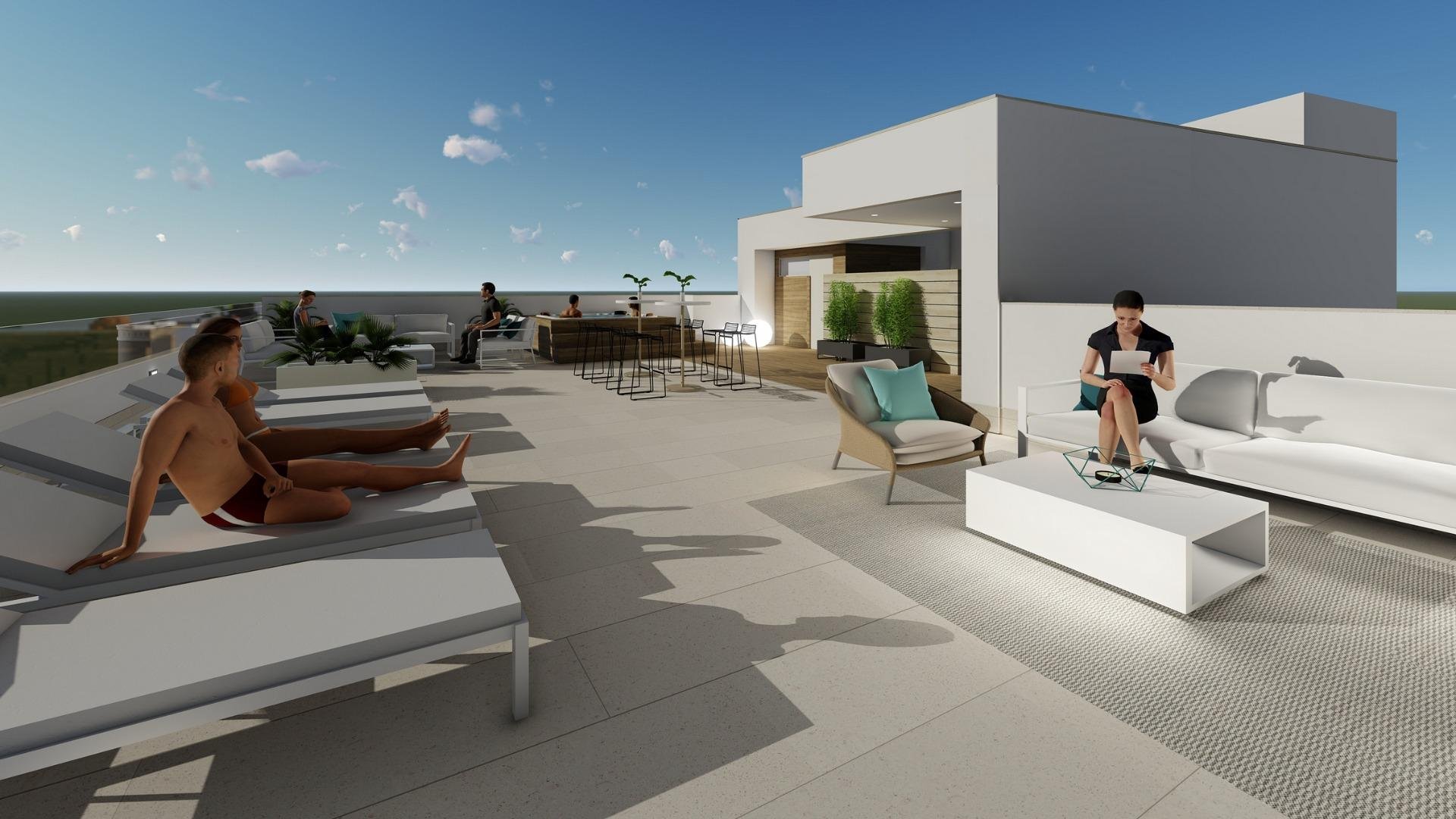 Penthauss Torrevieja, Alicante, Spānijā 3 istabas, 108 m2 Nr. 94873