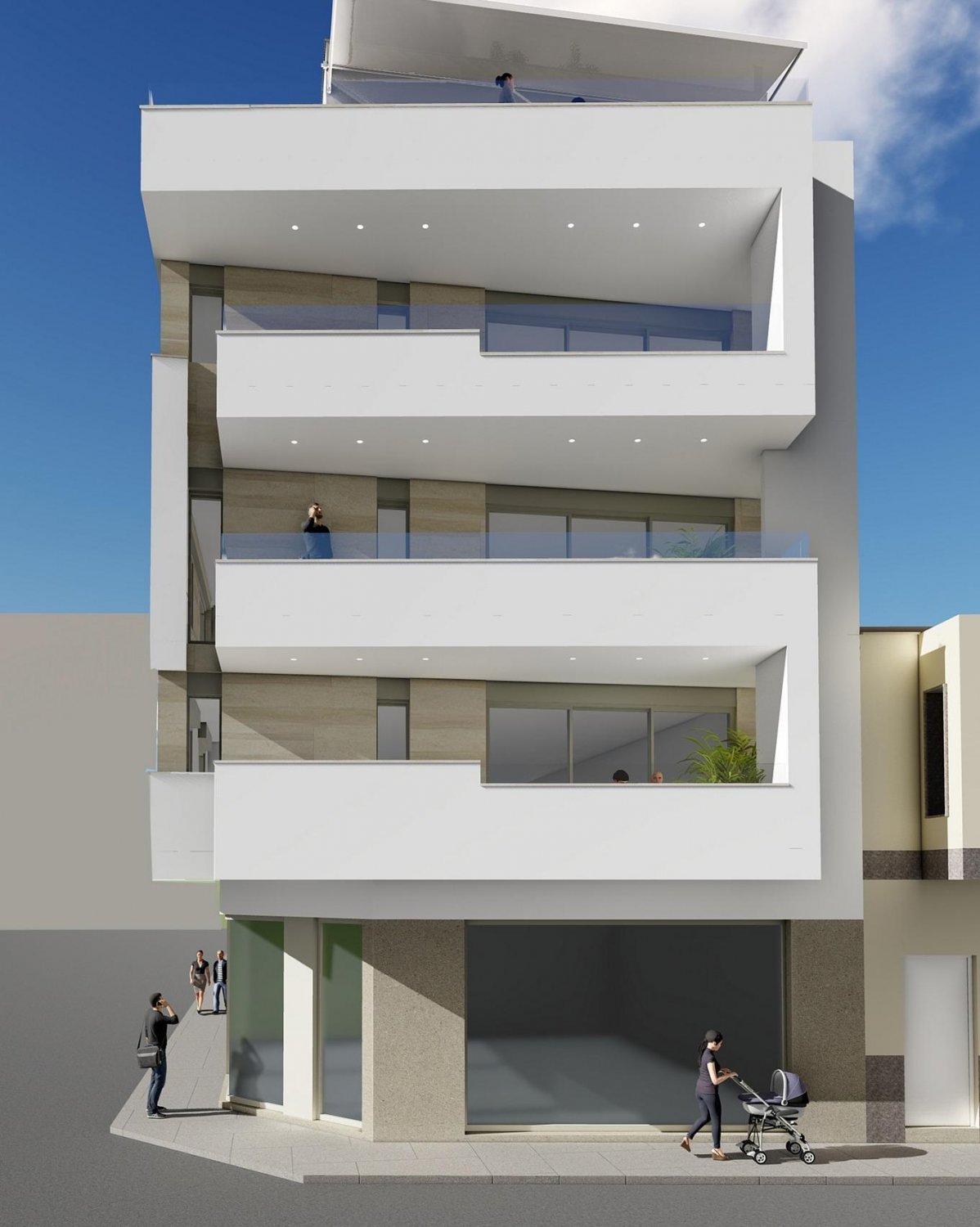 Penthauss Torrevieja, Alicante, Spānijā 3 istabas, 108 m2 Nr. 94873